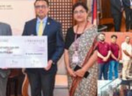 भोटेकोशी बाढीपीडितलाई एभरेष्ट बैंकको ३ करोड ११ लाख सहयोग
